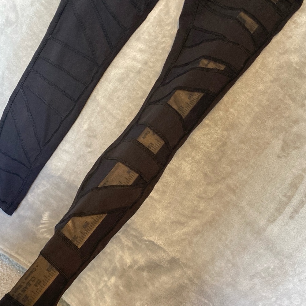 Lululemon Wunder Under High Rise Tech Mesh Inseam 27.5” - Picture 7 of 16